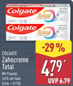 Aldi Nord Colgate Zahncreme Total Angebot