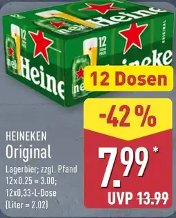 Aldi Nord HEINEKEN Original Angebot