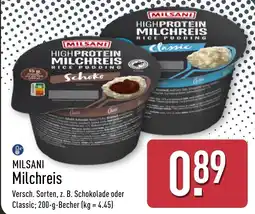 Aldi Nord MILSANI Milchreis Angebot