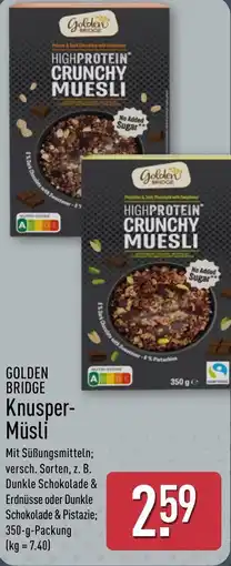 Aldi Nord GOLDEN BRIDGE Knusper- Müsli Angebot