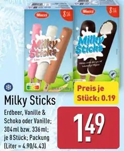 Aldi Nord Mucci Milky Sticks Angebot