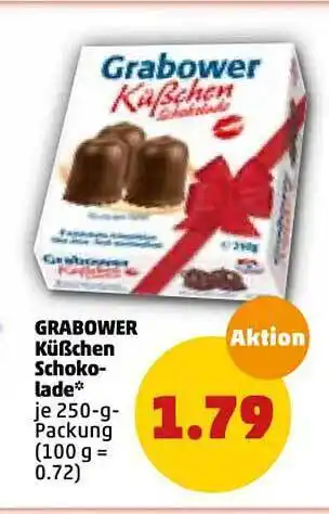 PENNY Grabower Küßchen Schokolade 250g Angebot