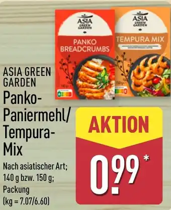 Aldi Nord ASIA GREEN GARDEN Panko- Paniermehl/ Tempura- Mix Angebot