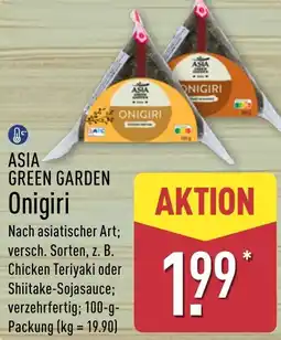 Aldi Nord ASIA GREEN GARDEN Onigiri Angebot