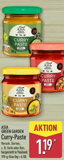 Aldi Nord ASIA GREEN GARDEN Curry-Paste Angebot