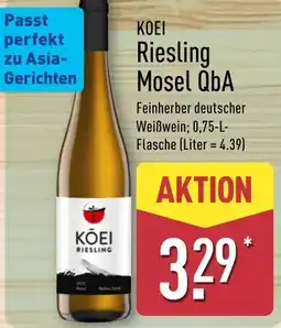 Aldi Nord ΚΟΕΙ Riesling Mosel QbA Angebot