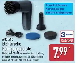 Aldi Nord AMBIANO Elektrische Reinigungsbürste Angebot