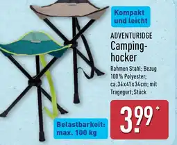Aldi Nord ADVENTURIDGE Campinghocker Angebot