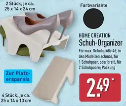 Aldi Nord HOME CREATION Schuh-Organizer Angebot