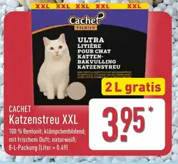 Aldi Nord CACHET Katzenstreu XXL Angebot