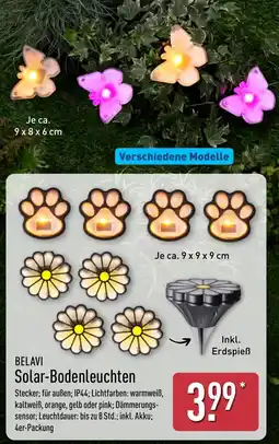 Aldi Nord BELAVI Solar-Bodenleuchten Angebot