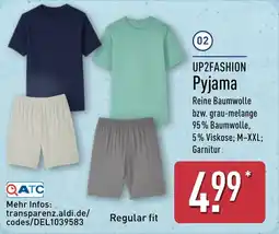 Aldi Nord UP2FASHION Pyjama Angebot