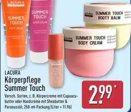 Aldi Nord LACURA Körperpflege Summer Touch Angebot