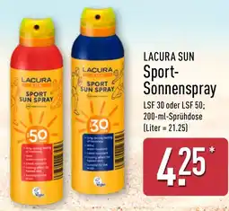 Aldi Nord LACURA SUN Sport- Sonnenspray Angebot