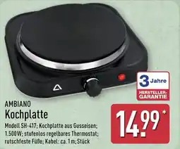 Aldi Nord AMBIANO Kochplatte Angebot