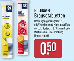 Aldi Nord MULTINORM Brausetabletten Angebot