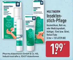 Aldi Nord MULTINORM Insektenstich-Pflege Angebot