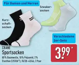 Aldi Nord CRANE Sportsocken Angebot