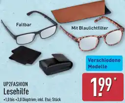 Aldi Nord UP2FASHION Lesehilfe Angebot