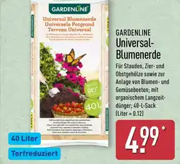 Aldi Nord GARDENLINE Universal- Blumenerde Angebot
