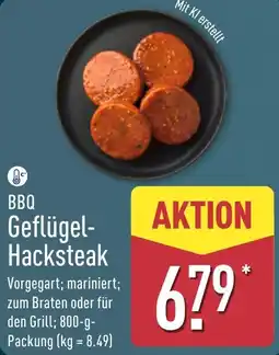 Aldi Nord BBQ Geflügel- Hacksteak Angebot