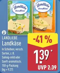 Aldi Nord LANDLIEBE Landkäse Angebot