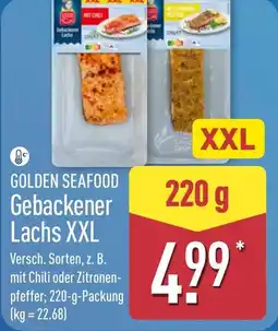Aldi Nord GOLDEN SEAFOOD Gebackener Lachs XXL Angebot