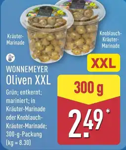 Aldi Nord WONNEMEYER Oliven XXL Angebot
