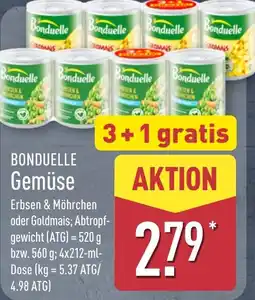 Aldi Nord BONDUELLE Gemüse Angebot