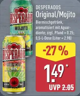 Aldi Nord DESPERADO Original/Mojito Angebot