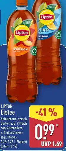 Aldi Nord LIPTON Eistee Angebot