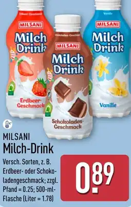 Aldi Nord MILSANI Milch-Drink Angebot