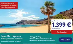Aldi Nord Teneriffa - Spanien Vulkanpanorama & Atlantik Angebot