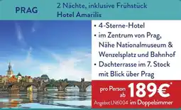 Aldi Nord PRAG 2 Nächte, inklusive Frühstück Hotel Amarilis Angebot
