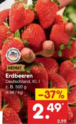 Netto Marken-Discount HEIMAT Erdbeeren Angebot