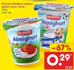 Netto Marken-Discount Ehrmann Almighurt Joghurt Angebot