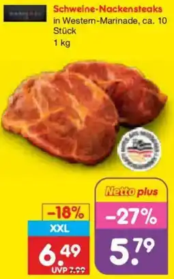 Netto Marken-Discount Schweine-Nackensteaks Angebot