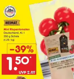 Netto Marken-Discount HEIMAT Mini Rispentomaten Angebot