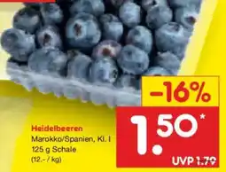 Netto Marken-Discount Heidelbeeren Angebot
