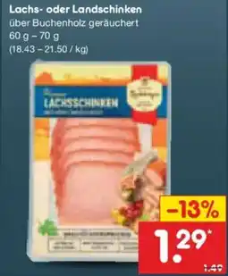 Netto Marken-Discount Lachs- oder Landschinken Angebot