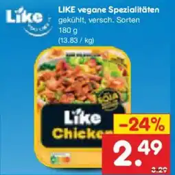Netto Marken-Discount LIKE vegane Spezialitäten Angebot