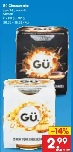 Netto Marken-Discount Gü Cheesecake Angebot