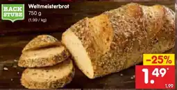 Netto Marken-Discount BACK STUBE Weltmeisterbrot Angebot