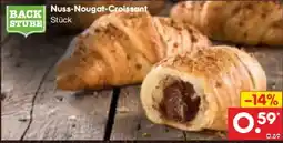 Netto Marken-Discount BACK STUBE Nuss-Nougat-Croissant Angebot