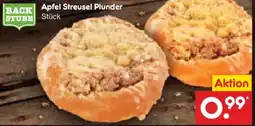 Netto Marken-Discount BACK STUBE Apfel Streusel Plunder Angebot