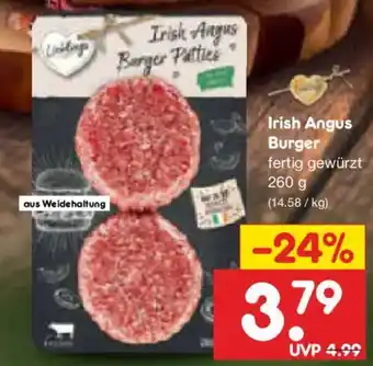 Netto Marken-Discount Irish Angus Burger Angebot