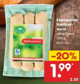 Netto Marken-Discount Eberswalder Rostbratwurst Angebot