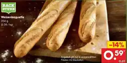 Netto Marken-Discount BACK STUBE Weizenbaguette Angebot