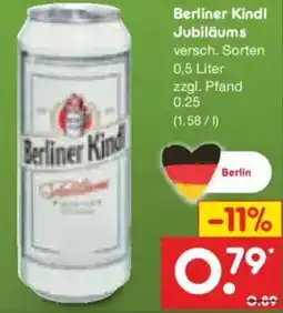 Netto Marken-Discount Berliner Kindl Jubiläums Angebot
