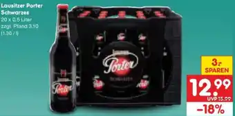 Netto Marken-Discount Lausitzer Porter Schwarzes Angebot
